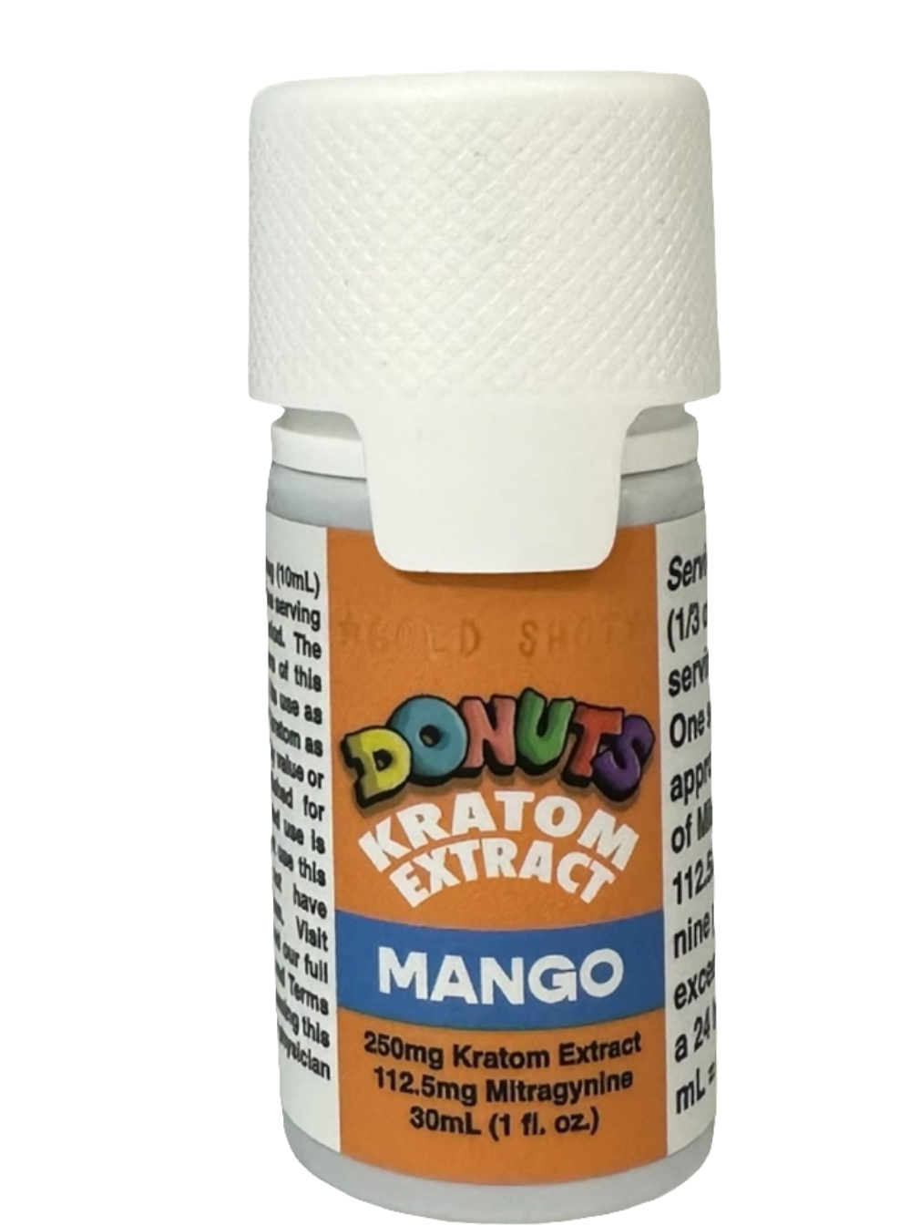 Donuts 250mg Kratom Liquid Extract Shots