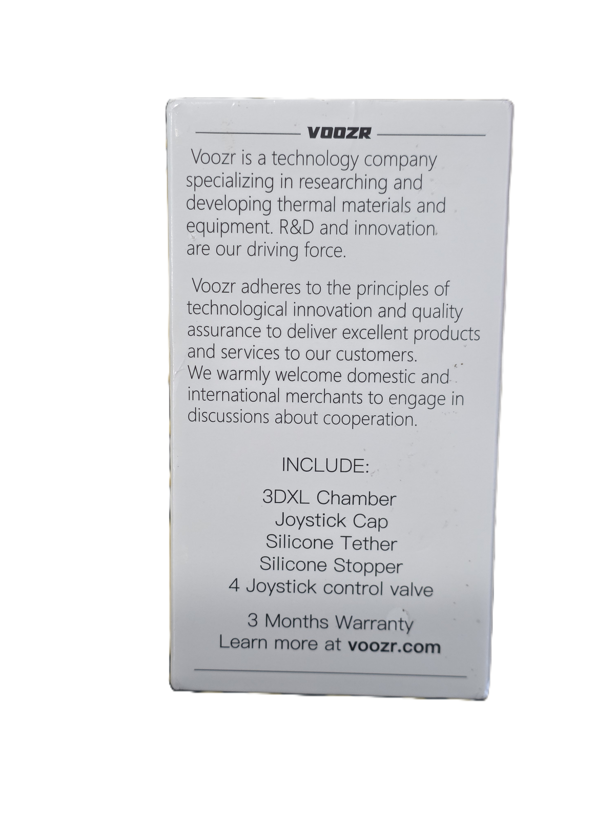 VOOZR 3DXL Chamber Puffco Peak Pro