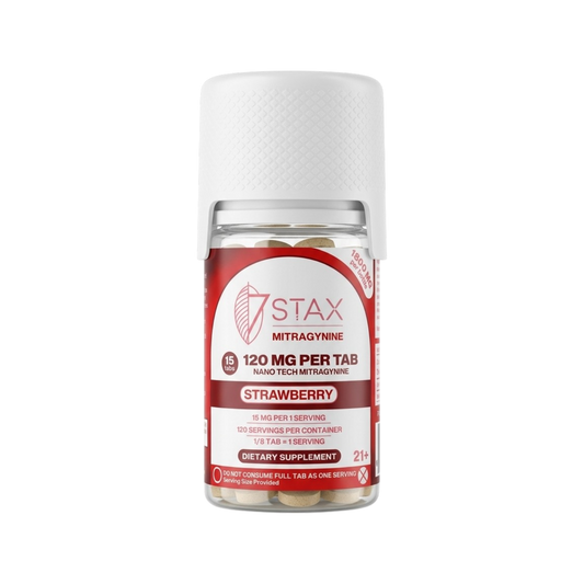 7 Stax Nano Tech 120mg 15ct (1800mg) Kratom Extract Tablets