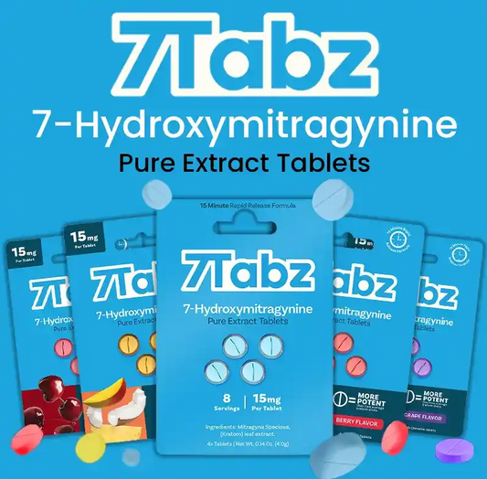 7 Tabz 7-Hydroxymitragynine 15mg 4ct Tablets