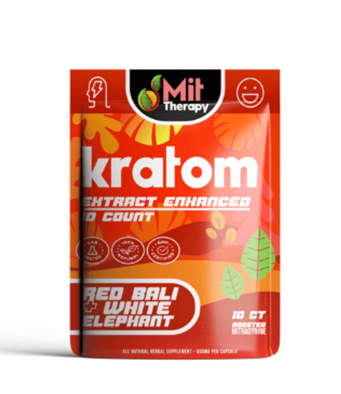 Mit Therapy Extract Enhanced Kratom 10ct Capsules