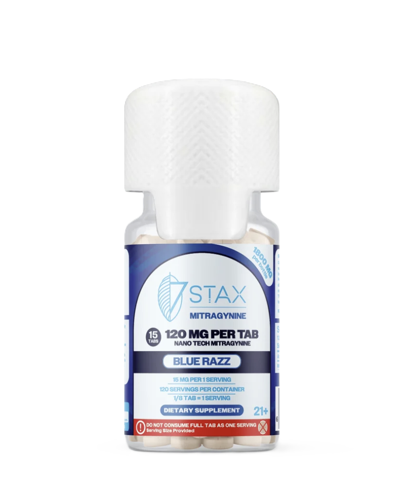 7 Stax Nano Tech 120mg 15ct (1800mg) Kratom Extract Tablets