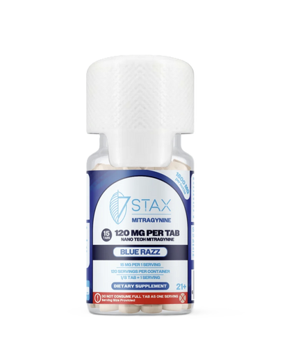 7 Stax Nano Tech 120mg 15ct (1800mg) Kratom Extract Tablets