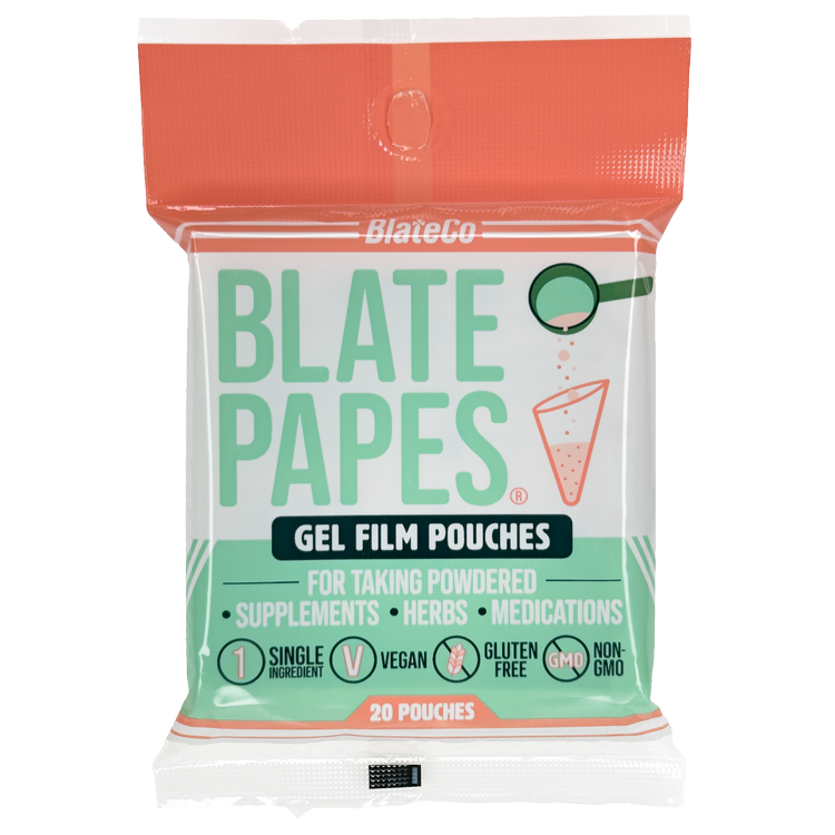 Blate Papes GEL FILM POUCHES, 20 COUNT