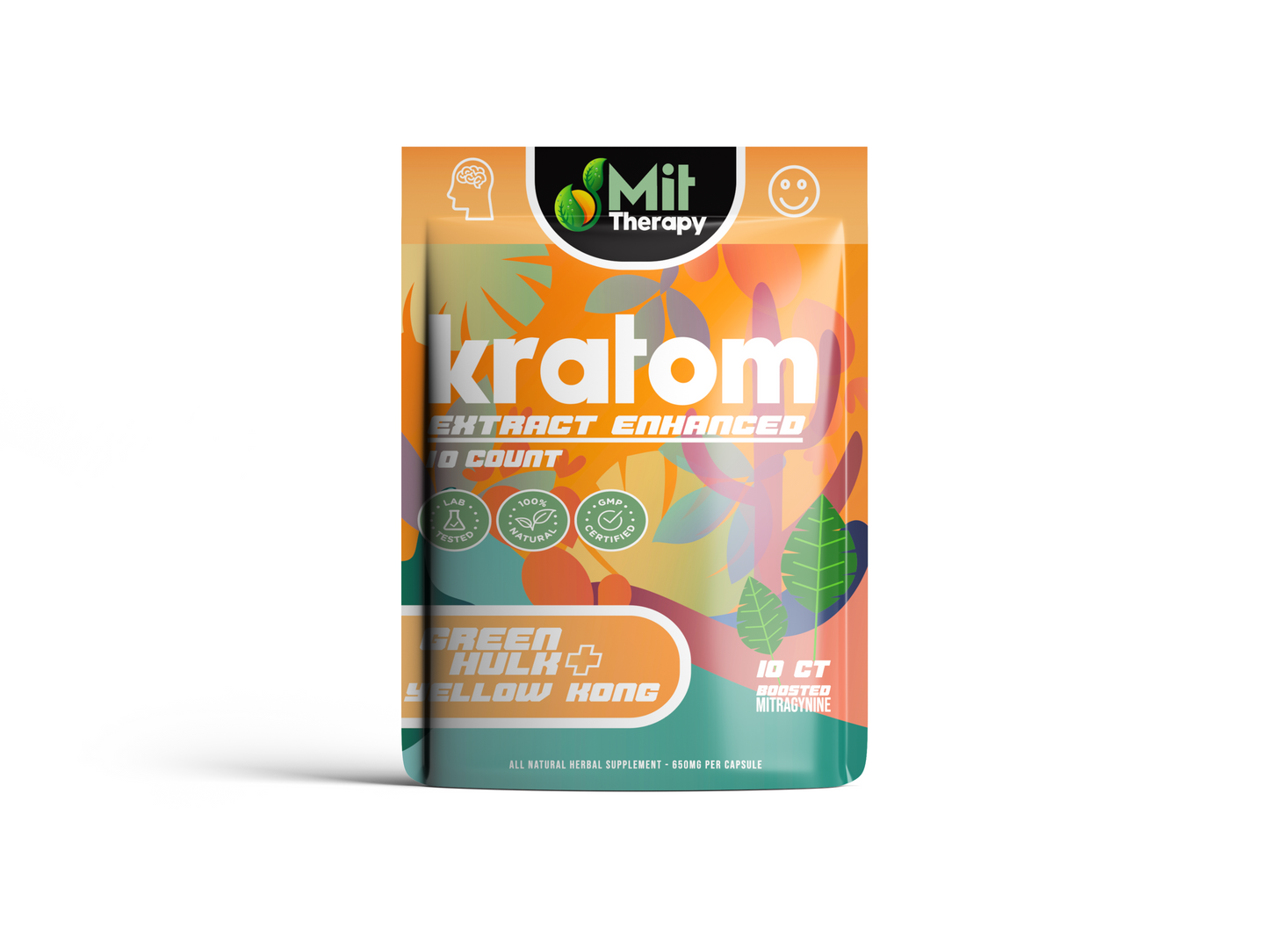 Mit Therapy Extract Enhanced Kratom 10ct Capsules