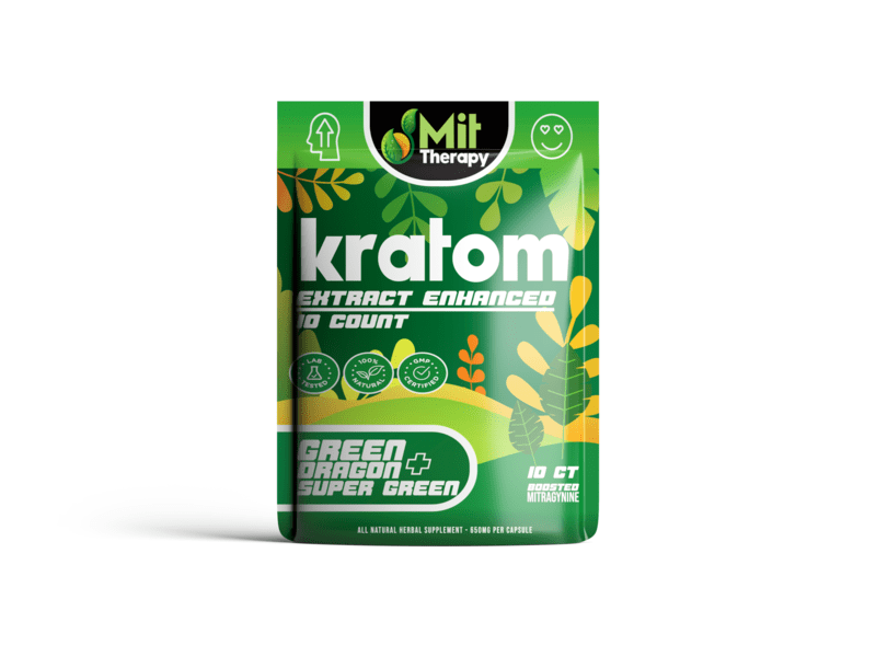Mit Therapy Extract Enhanced Kratom 10ct Capsules