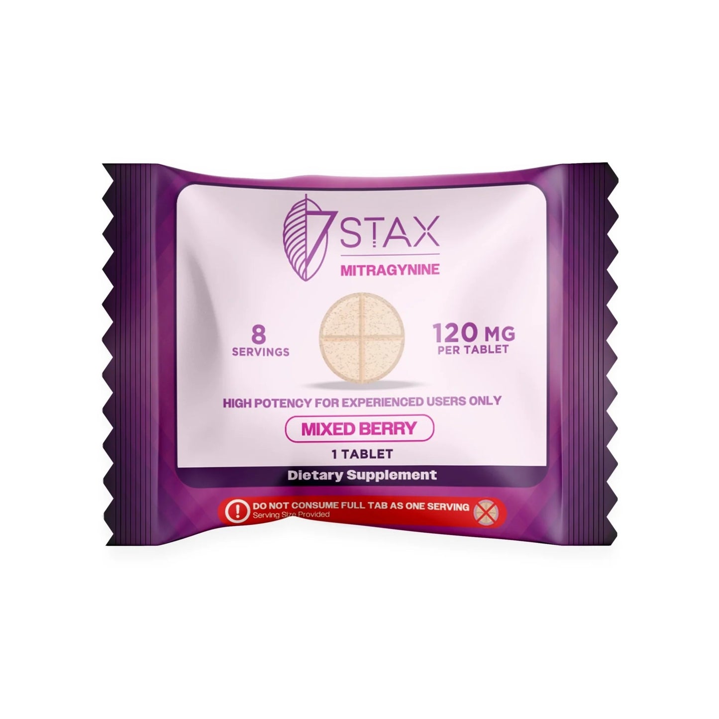 7 Stax Nano Tech 120mg Kratom Extract Single Tablet