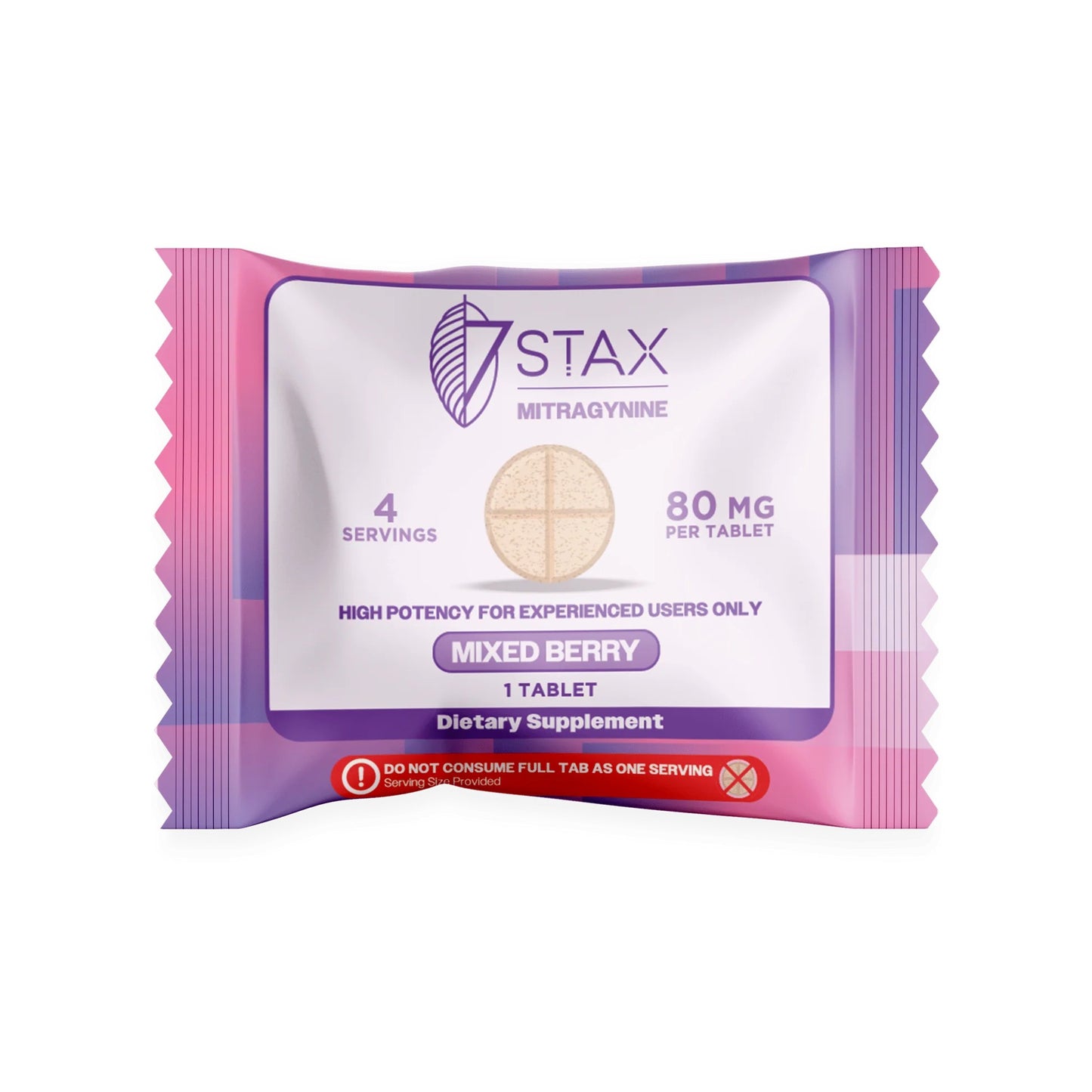7 Stax Nano Tech 80mg Kratom Extract Single Tablet