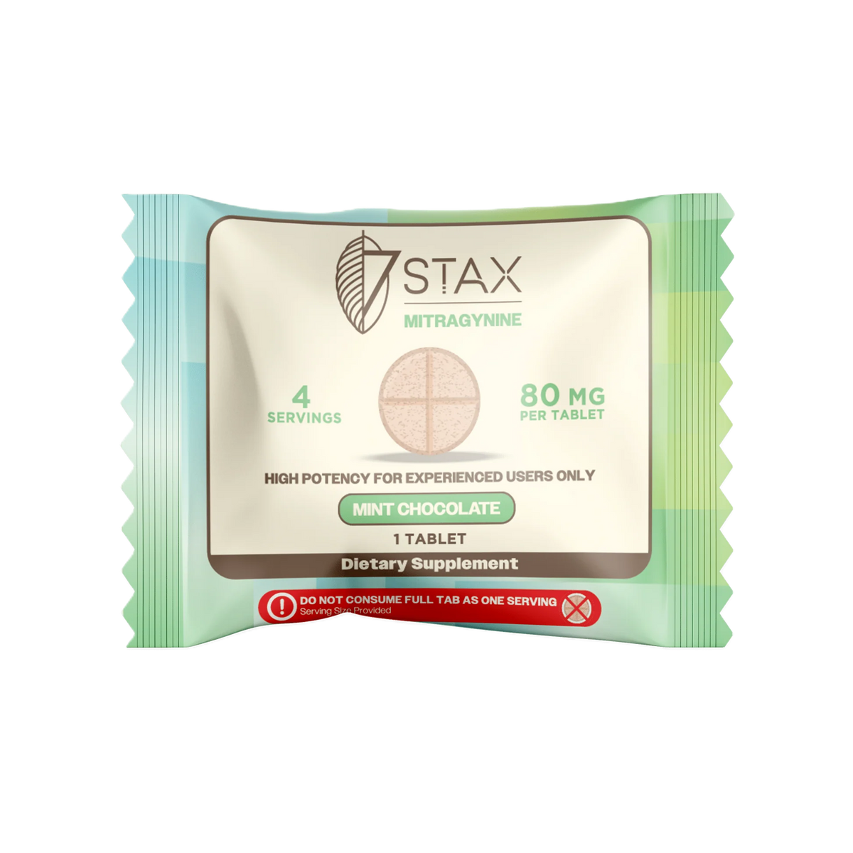 7 Stax Nano Tech 80mg Kratom Extract Single Tablet
