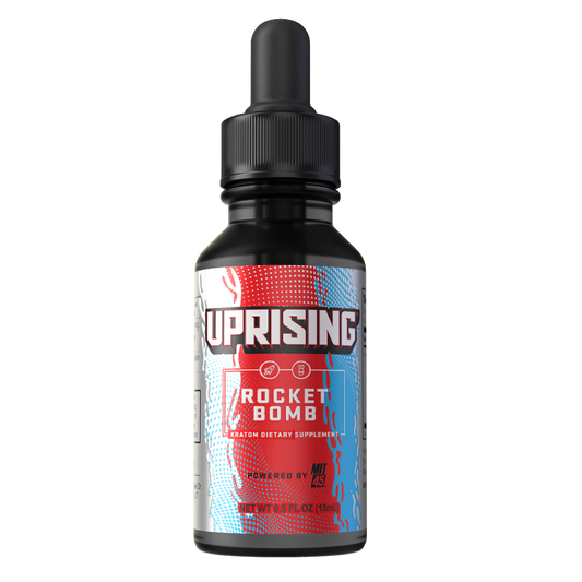 Uprising Kratom Liquid Extract Shot 165mg Rocket Bomb Flavored